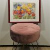 aquarelle le champ de tulipes