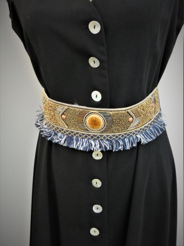 Ceinture Ethnique Bleue
