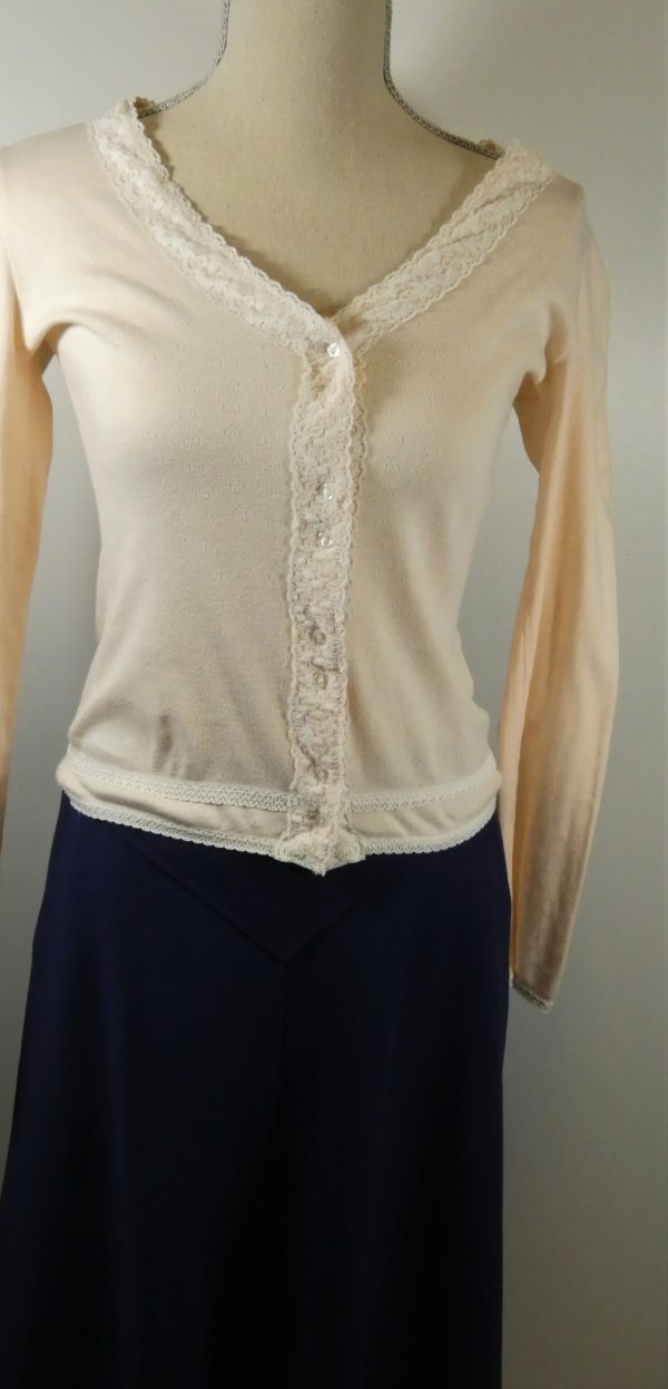 gilet vintage poudré