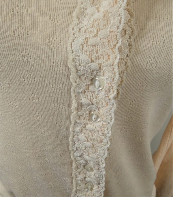 gilet vintage poudré