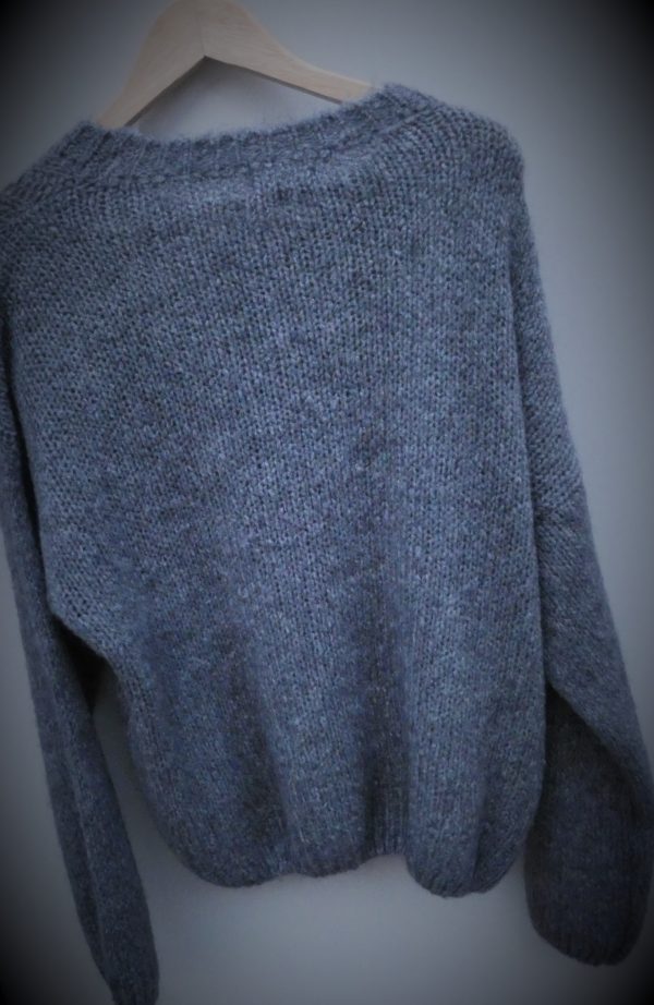 pull gris mohair 4