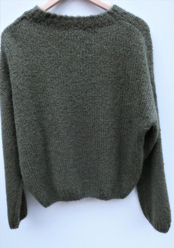 pull kaki mohair 2