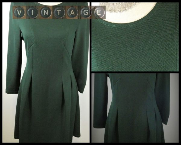 robe verte vintage