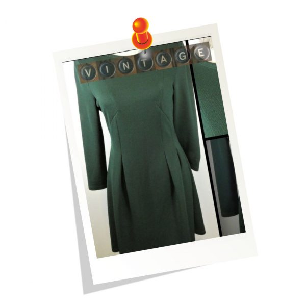 Robe verte vintage
