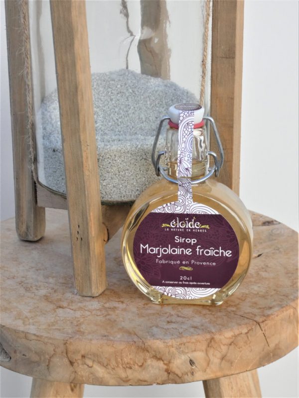 Sirop aromatisé d'Eloïde Marjolaine